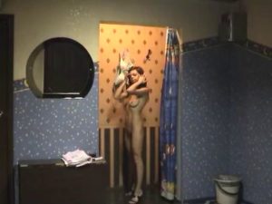 teen voyeur shower spy