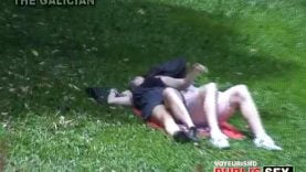 The Galician Day 17 Beautiful girl in black frock gets rammed in daylight