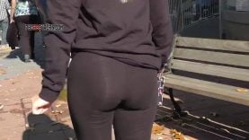 211 ga blnd see through black leggings blue lprd