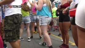 267 edc booty shorts camel