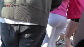 309 LIC White see through leggings
