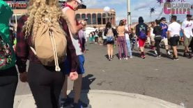 122 blonde see thru leggings